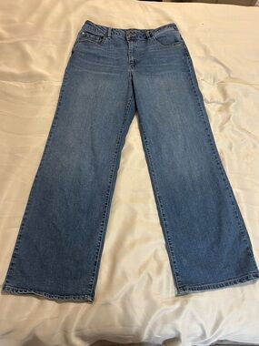 d. jeans Women’s Wide-Leg Jeans in Medium Blue Wash Size 10